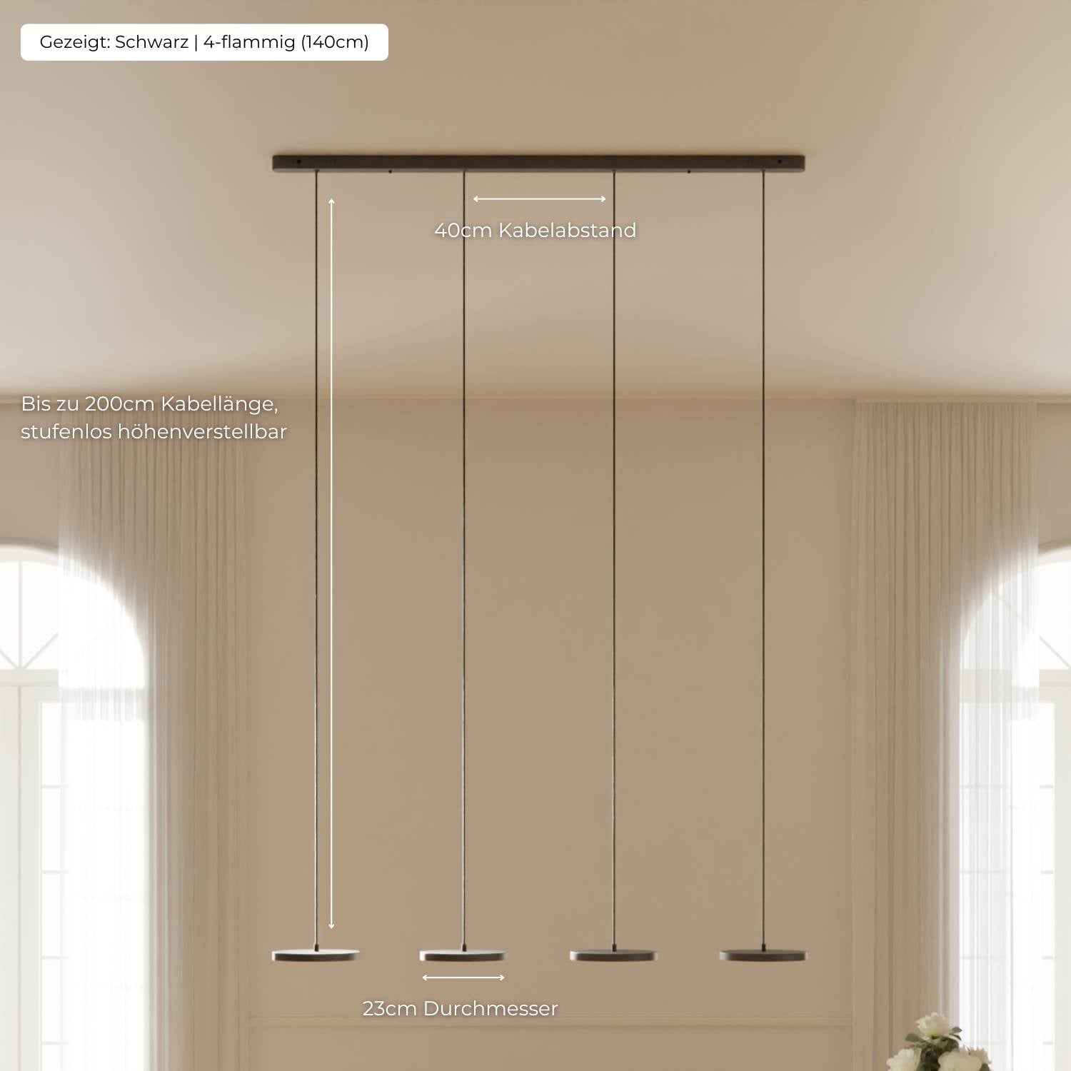 DALI-2 DT8: Evanos Pendelleuchte