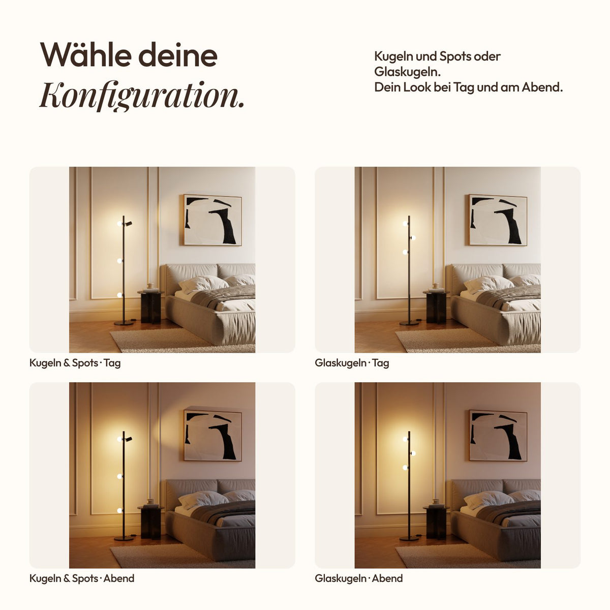 Hula modulare Stehleuchte